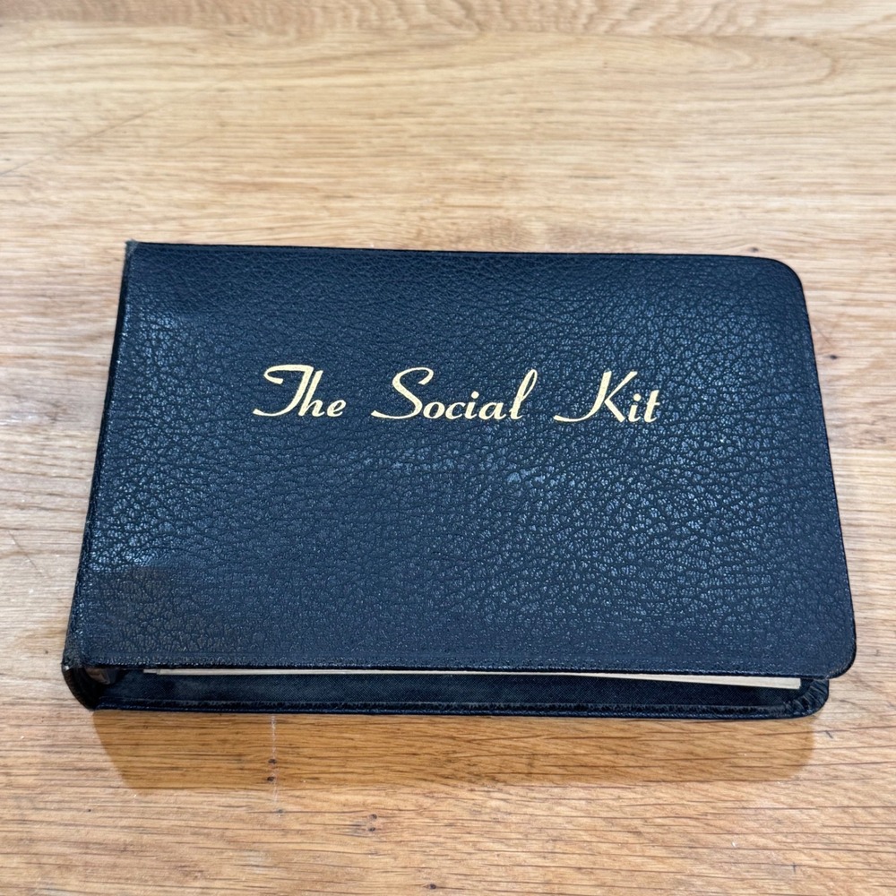 Vintage 1950 The Social Kit Game Kit III 100 Active Games Broadman Press Binder